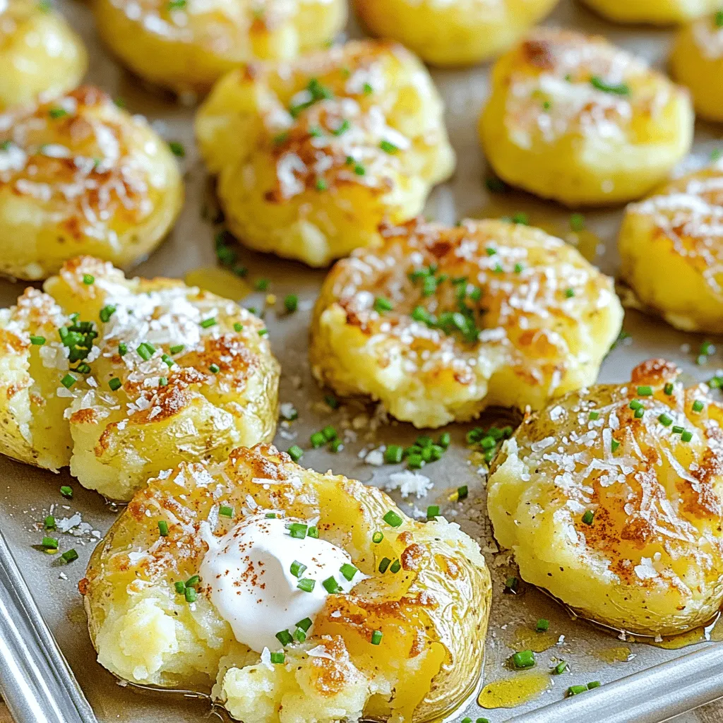 Restaurant-Worthy Smashed Potatoes: Flavorful & Perfectly Crispy